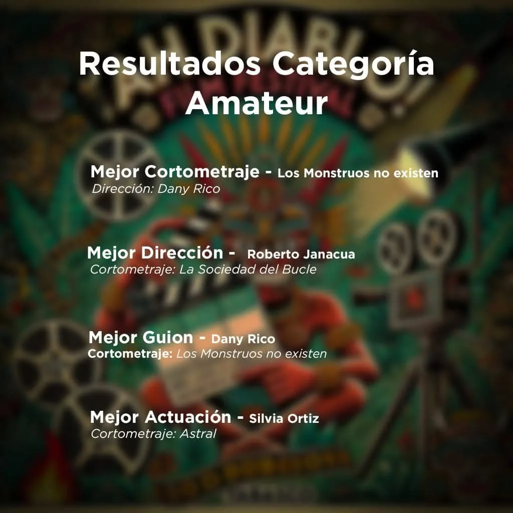 Cartel de resultados · Amateur